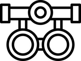 Testing Glasses Vector Icon Design