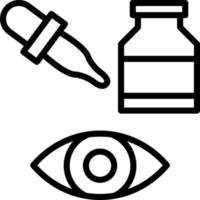 Eye Drops Vector Icon Design