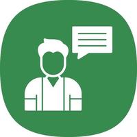 Talk Vector Icon Design