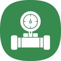 Water Meter Vector Icon Design