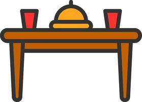 diseño de icono de vector de mesa