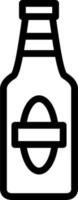 Beer Bottle Vector Icon Design