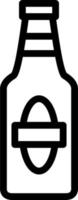 Beer Bottle Vector Icon Design