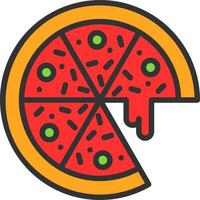 diseño de icono de vector de pizza