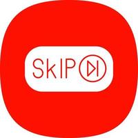 Skip Ad Vector Icon Design