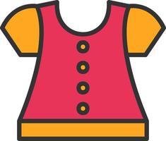 Blouse Vector Icon Design