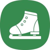 Figure Skating Vector Icon Design