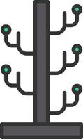 Coat Stand Vector Icon Design