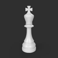 objeto de ajedrez aislado en el fondo foto