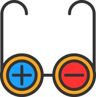 Prescription Glasses Vector Icon Design