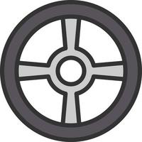 Wheel Vector Icon Design