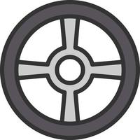 Wheel Vector Icon Design