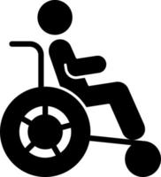 Disability Vector Icon Design