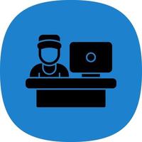 Cashier Vector Icon Design