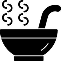 Hot Soup Vector Icon Design