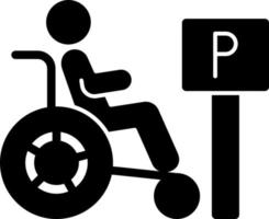 Handicap Vector Icon Design