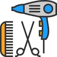 Hairdressing Vector Icon Design