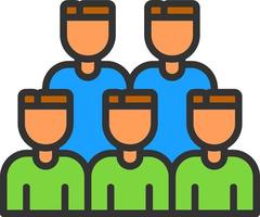 Crowd Vector Icon Design