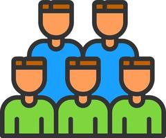 Crowd Vector Icon Design