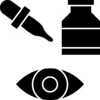 Eye Drops Vector Icon Design