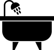 diseño de icono de vector de bañera