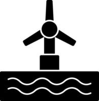 diseño de icono de vector de turbina