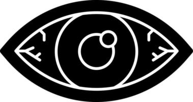 Red Eyes Vector Icon Design