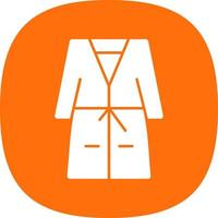 Bath Robe Vector Icon Design