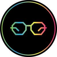 Eyeglasses Vector Icon Design