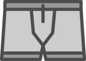 Boxer Shorts Vector Icon Design