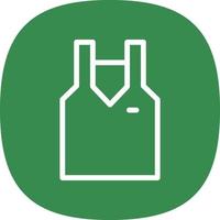Tank Top Vector Icon Design