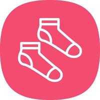 Socks Vector Icon Design