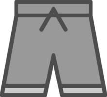 diseño de icono de vector de pantalones cortos