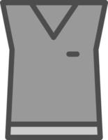 diseño de icono de vector de camisa sin mangas