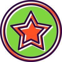 diseño de icono de vector de estrella