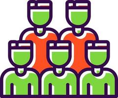 Crowd Vector Icon Design