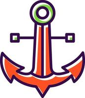 Anchor Vector Icon Design