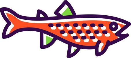 Trout Vector Icon Design