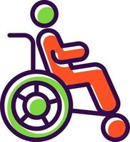 Disability Vector Icon Design