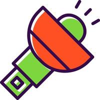 Flashlight Vector Icon Design
