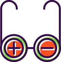 Prescription Glasses Vector Icon Design