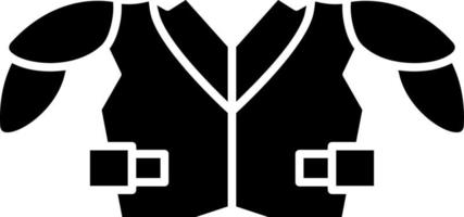 Shoulder Pads Vector Icon Design