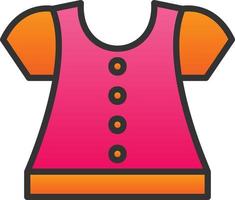 Blouse Vector Icon Design