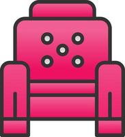 Armchair Vector Icon Design