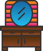 Dresser Vector Icon Design