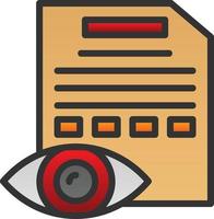 Eye Test Vector Icon Design