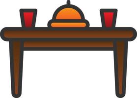 diseño de icono de vector de mesa