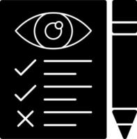 Eye Test Vector Icon Design