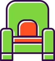 Armchair Vector Icon Design