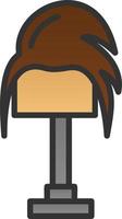 Wig Vector Icon Design